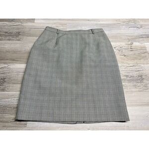 Worthington Women's Pencil Skirt Houndstooth Knee Length Size 10 Petite